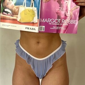 HaH (Hot as Hell) Fly Girl Mesh Panty - Periwinkle - size XS - NWT